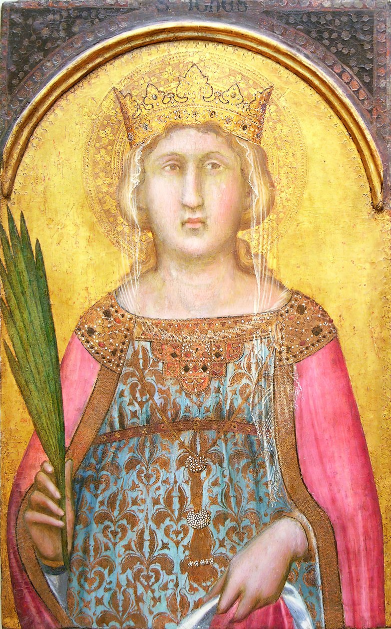 Saint Catherine of Alexandria, strax efter 1342. av Pietro Lorenzetti