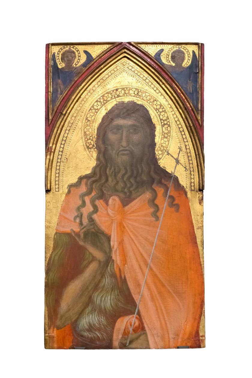 Johannes döparen, ca 1329 av Pietro Lorenzetti