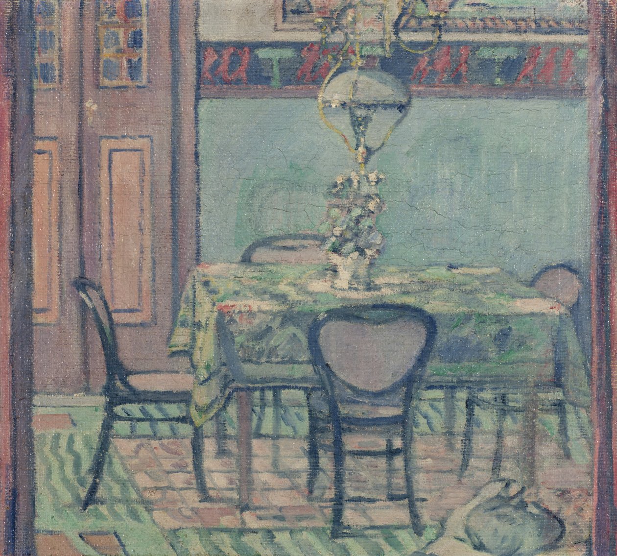Interiör, 1918 av Pietro Marussig