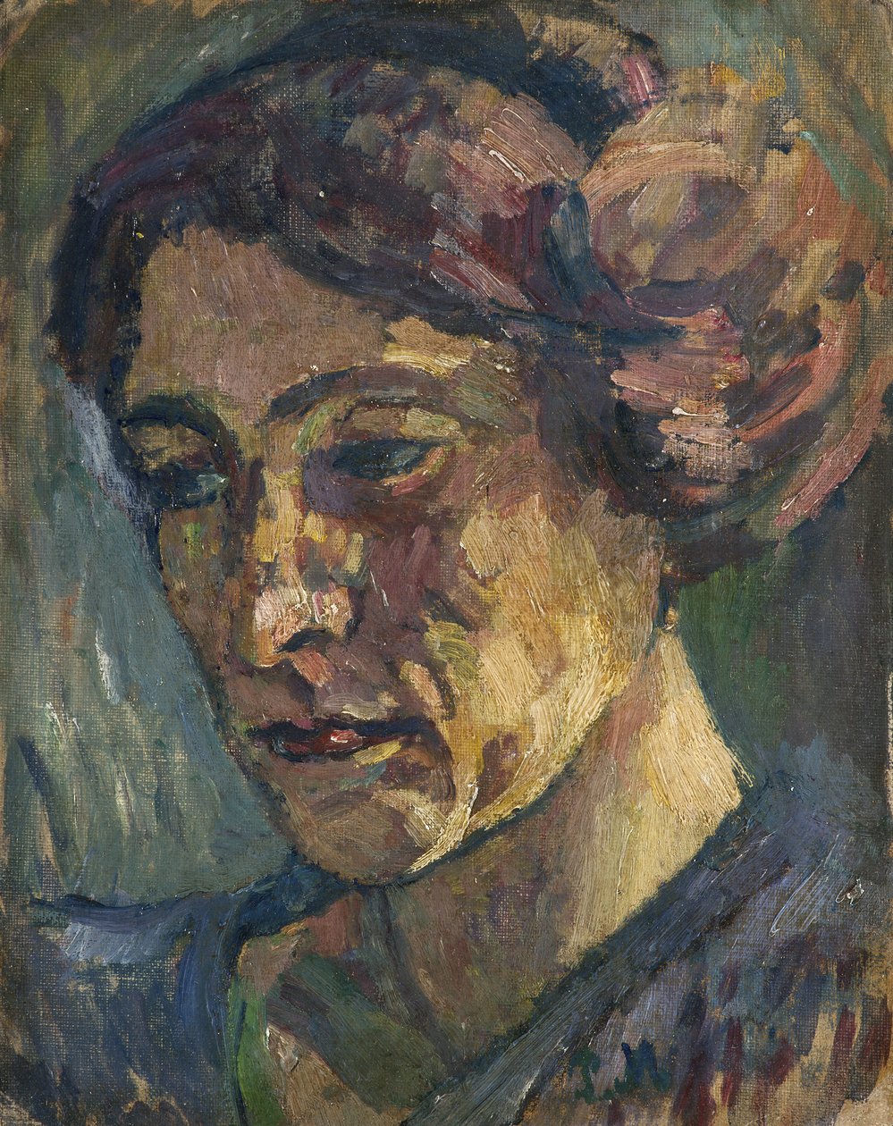 Porträtt av frun, 1929 av Pietro Marussig