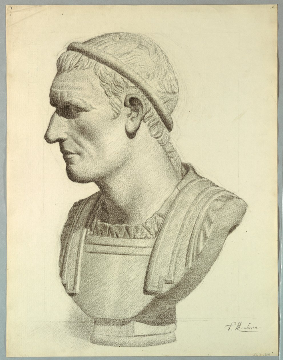 Byst av en romersk senator (återgivning från en gipsavgjutning) av Pietro Montana