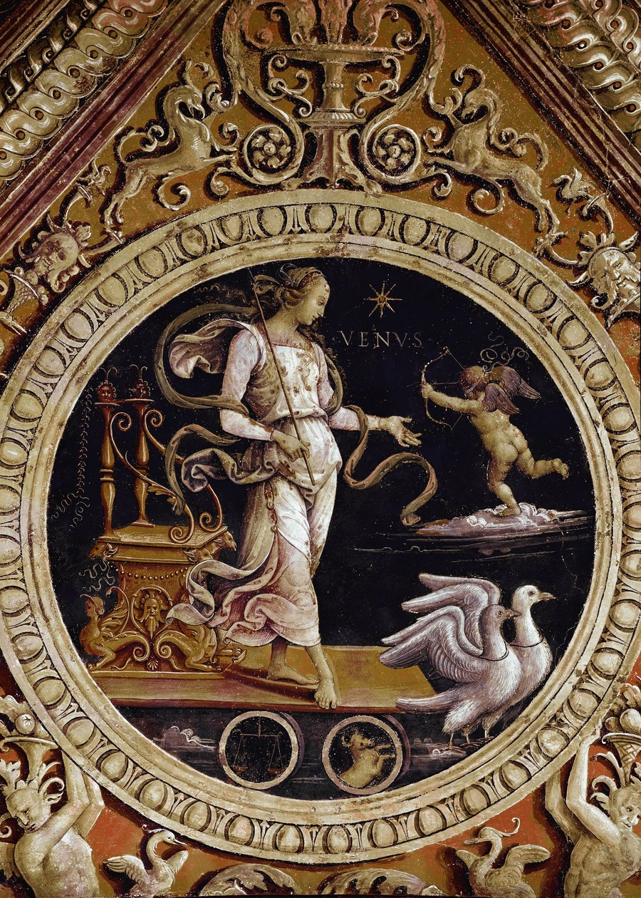 Allegorisk representation av Venus (fresko av Pietro Perugino