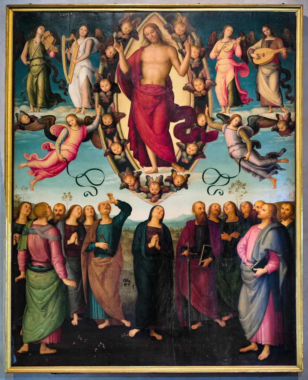 Kristi himmelsfärd av Pietro Perugino