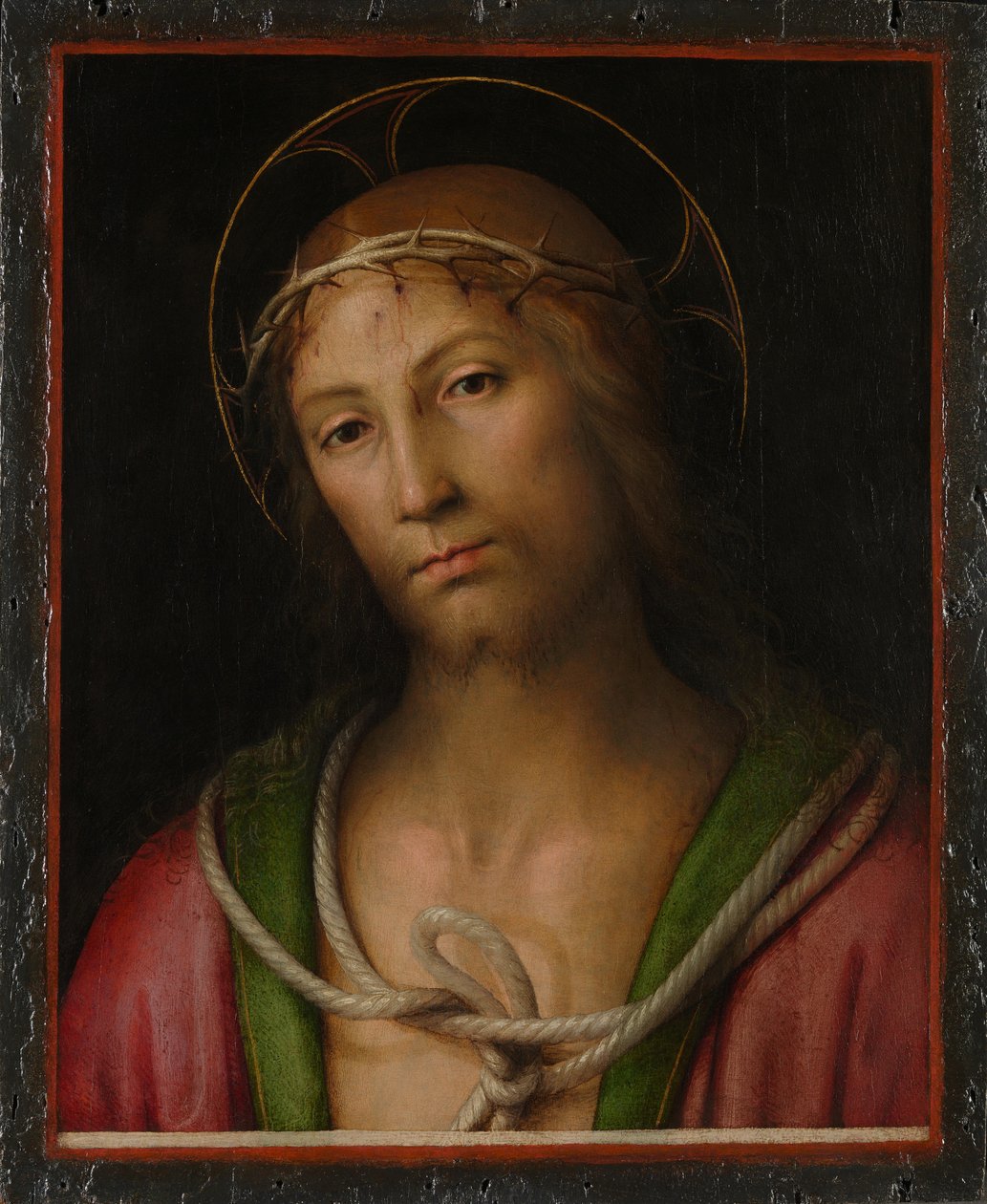 Kristus krönt med törnar, ca. 1505 av Pietro Perugino
