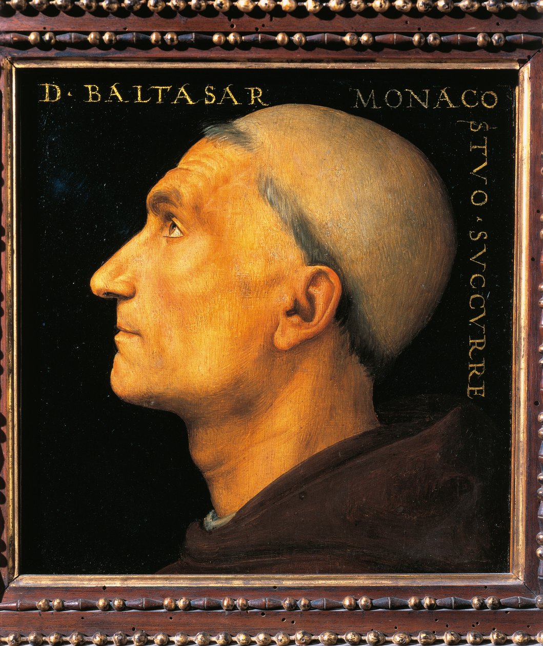 Porträtt av munken Balthazar från Vallombrosa Abbey, av Pietro Perugino av Pietro Perugino