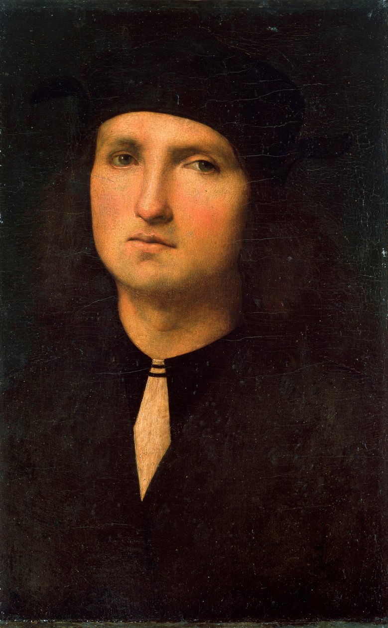 Porträtt av en ung man, mellan 1495 och 1500. av Pietro Perugino