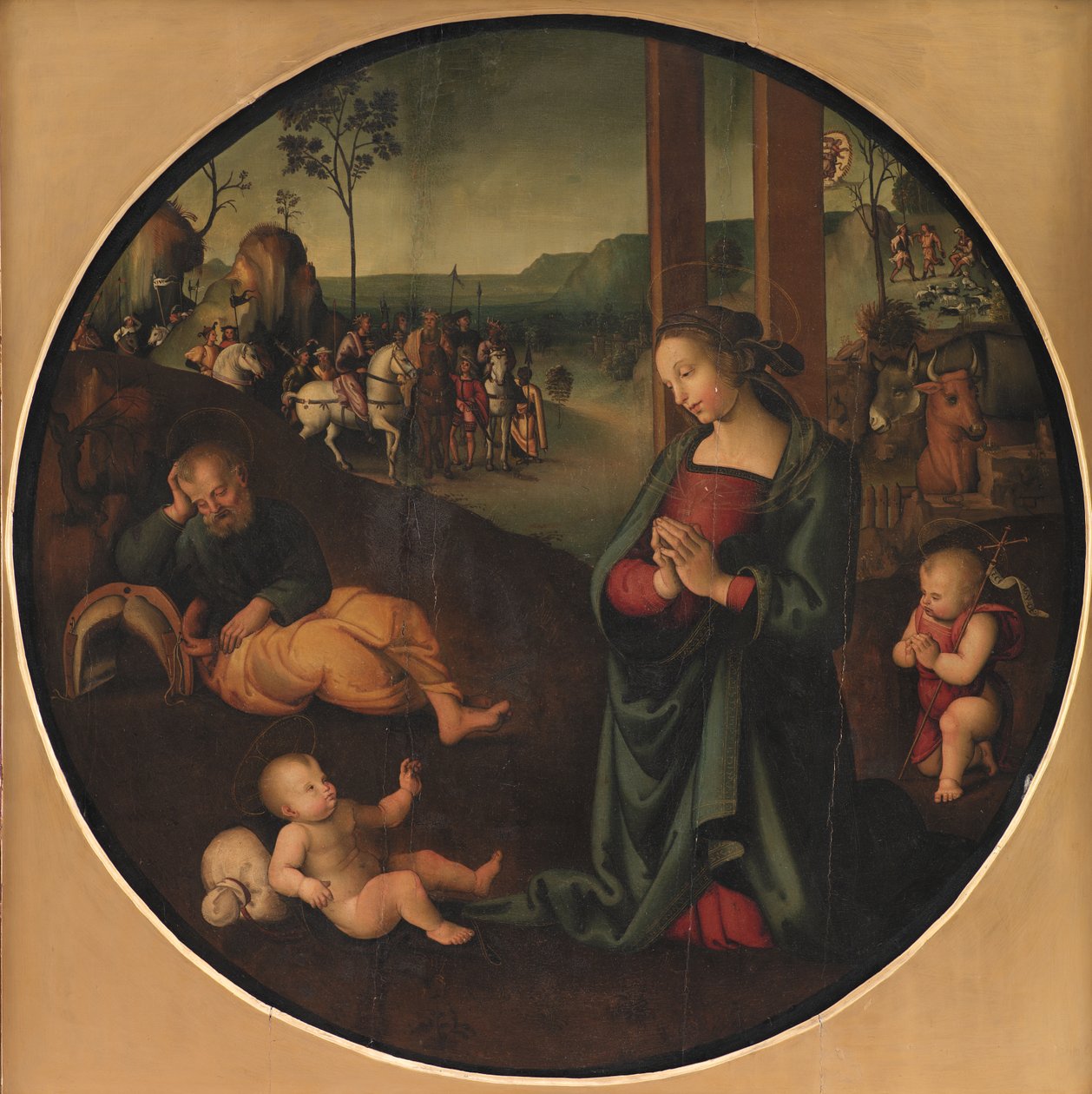 Den heliga familjen av Pietro Perugino