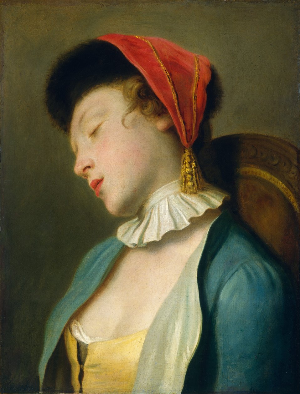 En sovande flicka, 17601762. av Pietro Antonio Rotari