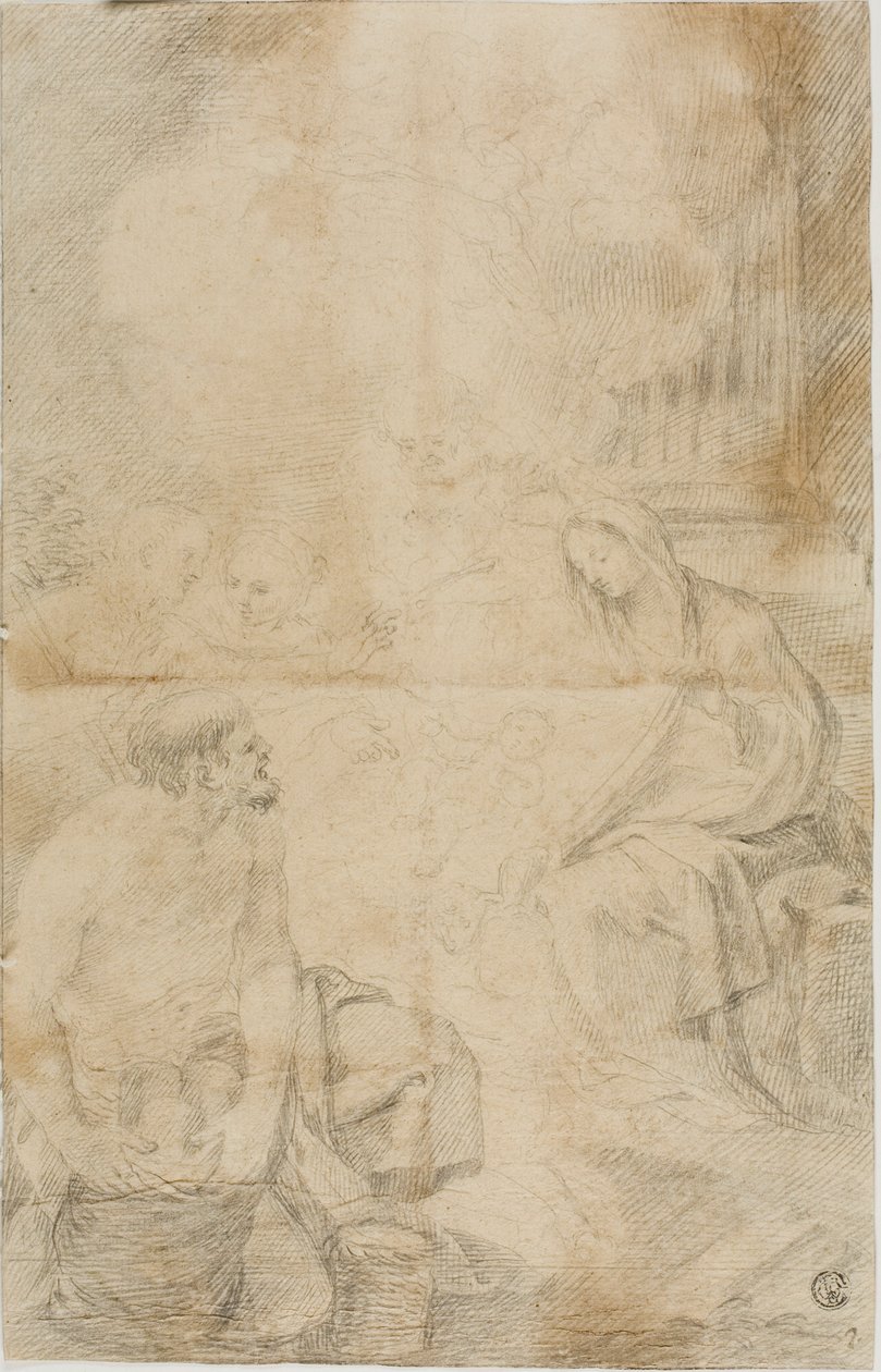 Tillbedjan av herdarna av Pietro da Cortona