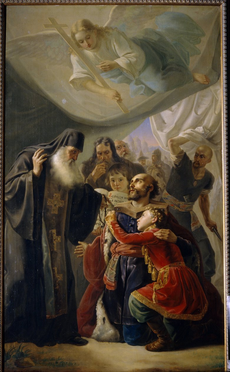 Farväl till storprins Mikael av Tver (den helige Michael III av Pimen Nikitich Orlov