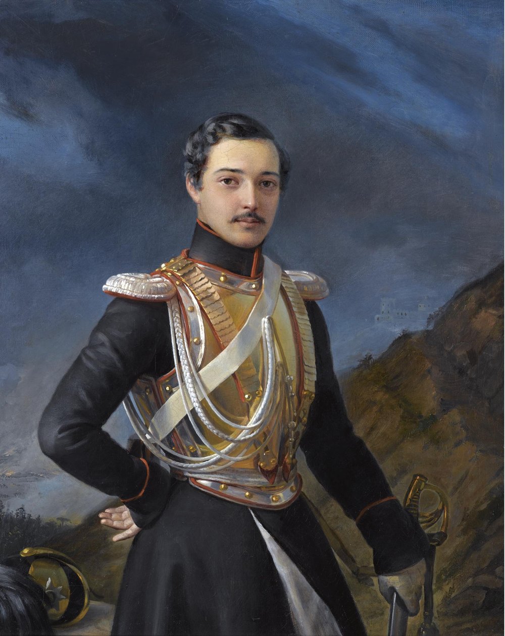 Porträtt av Ivan Alexandrovich Balashov 1816-1841 av Pimen Nikitich Orlov