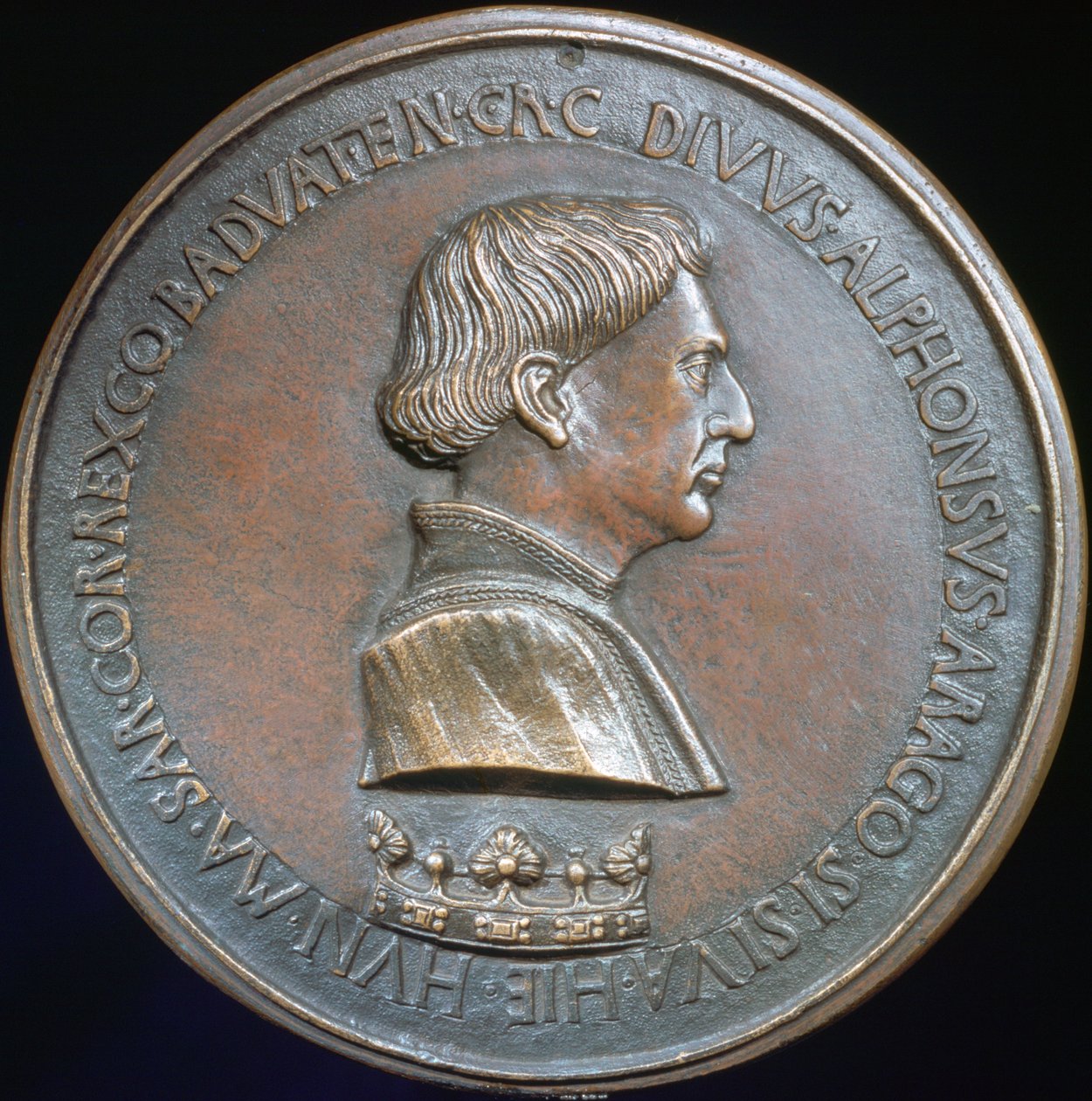 Alfons V av Aragon, c1415-1455 av Antonio Pisanello