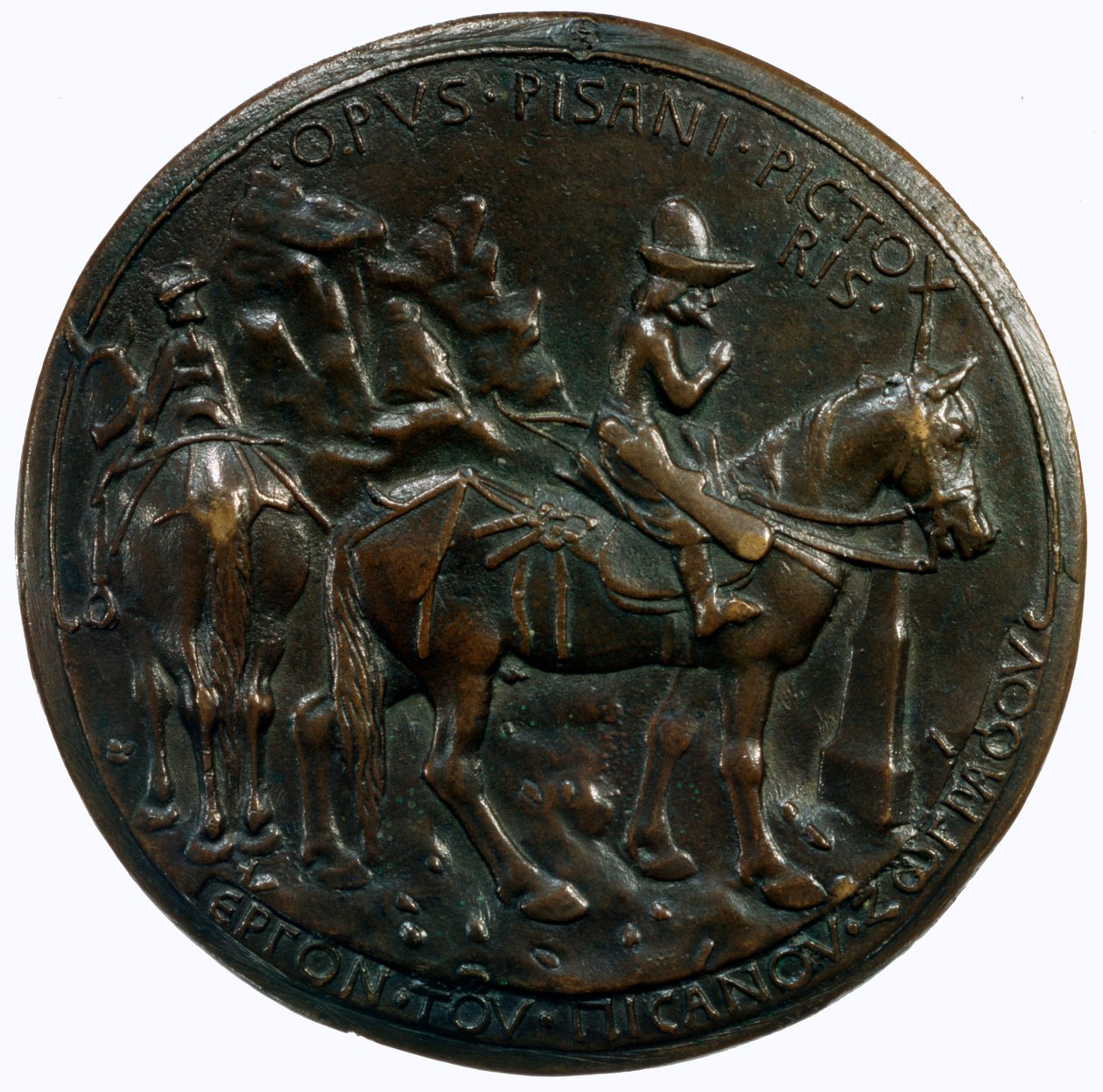 Johannes VIII, c1415-1455 av Antonio Pisanello