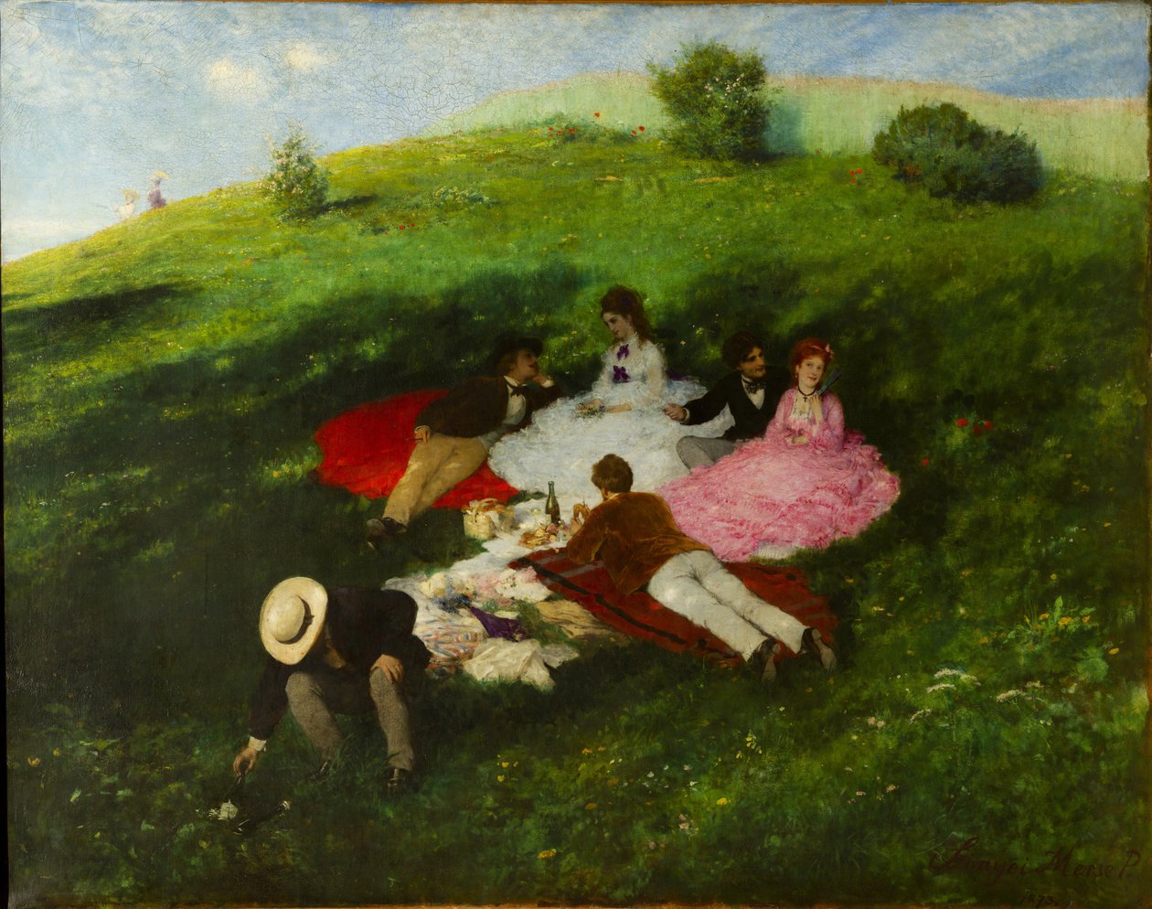 Picnic in May av Pál Szinyei Merse