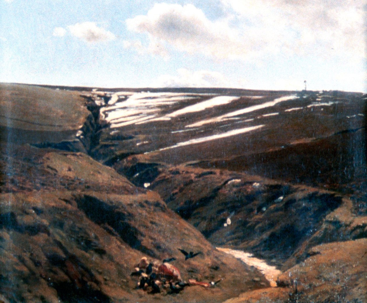 Tina snö, 1884-1895 av Pál Szinyei Merse