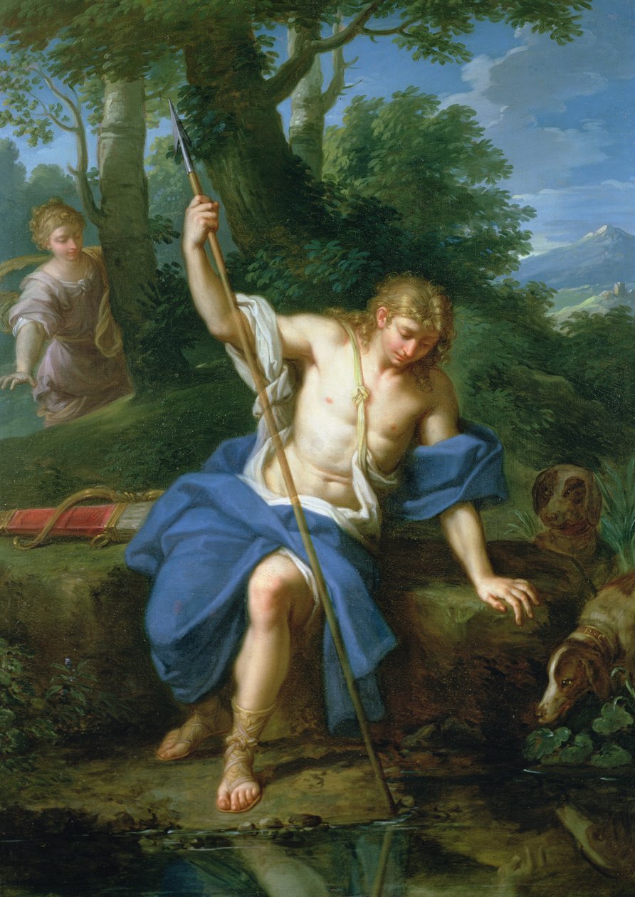 Narcissus och Echo av Placido Costanzi