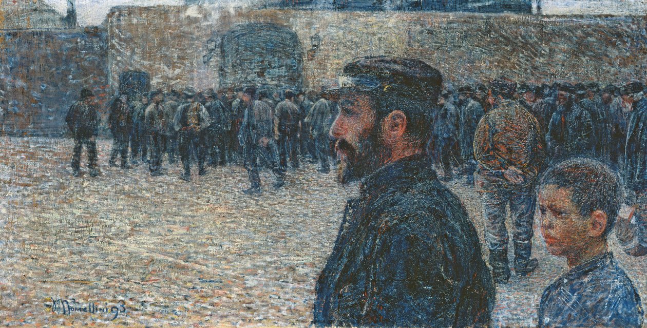 Uppmaningen till arbetet, 1893 av Plinio Nomellini