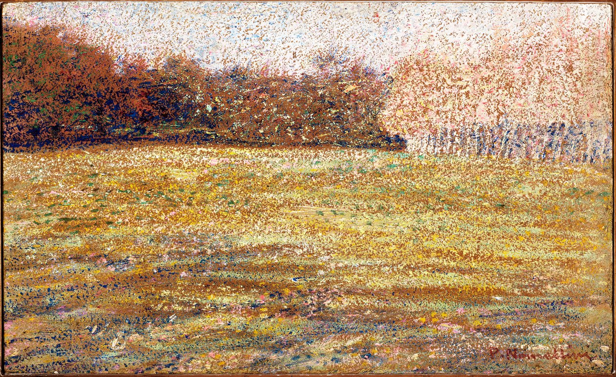 På Cascine, Florens, 1889-90 av Plinio Nomellini