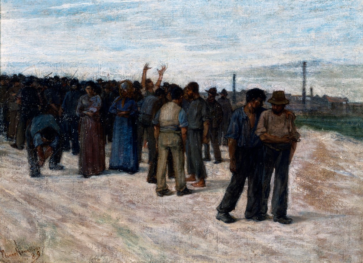 Strejken av Plinio Nomellini