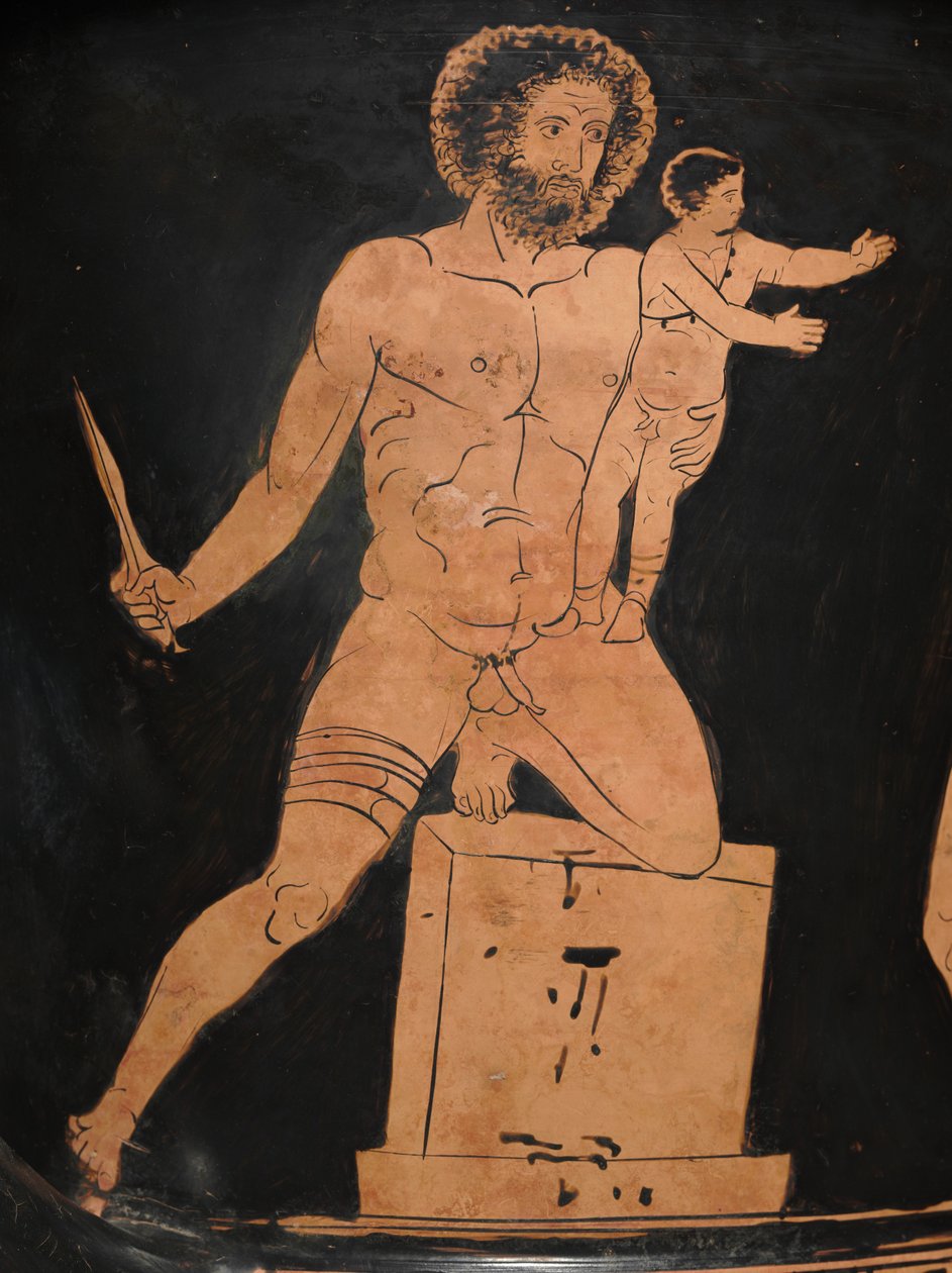 Detalj av en Lucanian Calyx-Krater, c.400 f.Kr av Policoro Painter