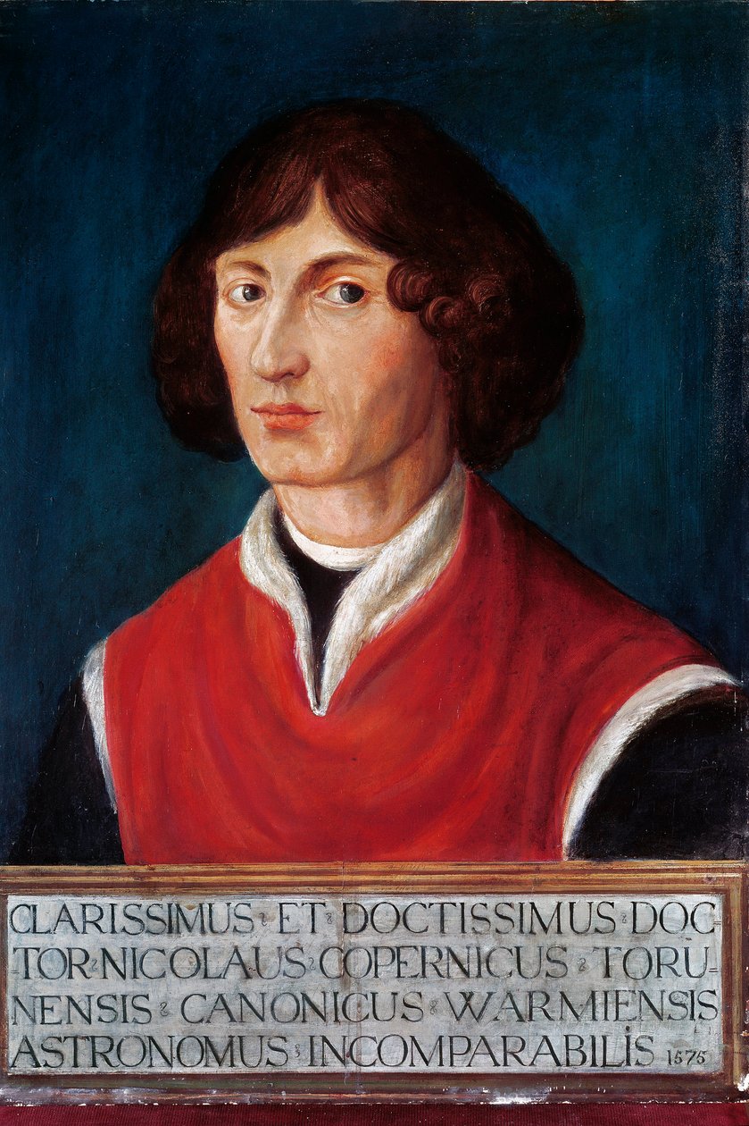 Porträtt av Nicolas Copernicus av Polish School