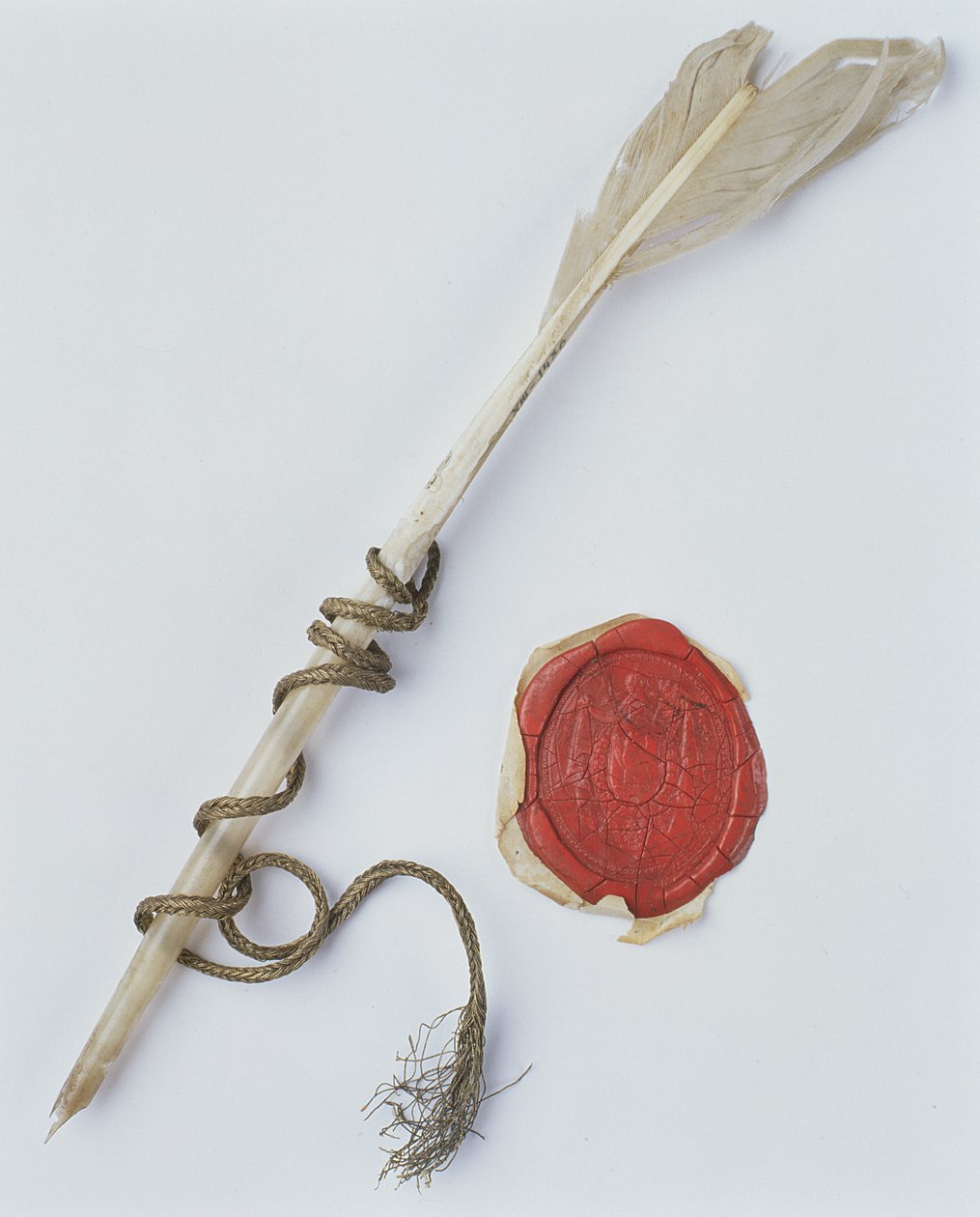 Fjäderpenna och vaxsigill, 1802 av Polish School