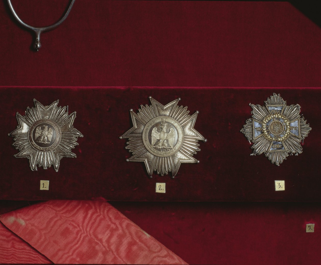 Prins Josef Anton Poniatowskis orden (1763-1813) (silver med silvertråd och paljetter) av Polish School