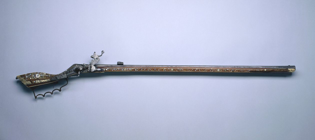 Tschinki, hjullåst jaktgevär, c.1630-50 av Polish School