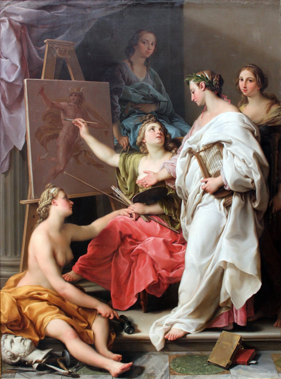 Allegory of the Arts av Pompeo Batoni