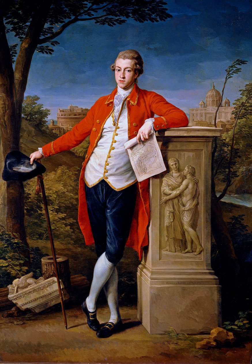 Porträtt av Francis Basset, 1: a Baron de Dunstanville och Basset (1757-1835) av Pompeo Batoni