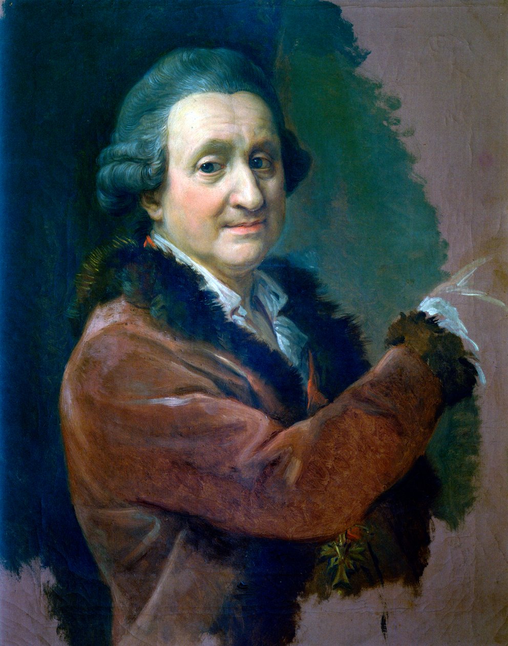 Self-portrait av Pompeo Batoni