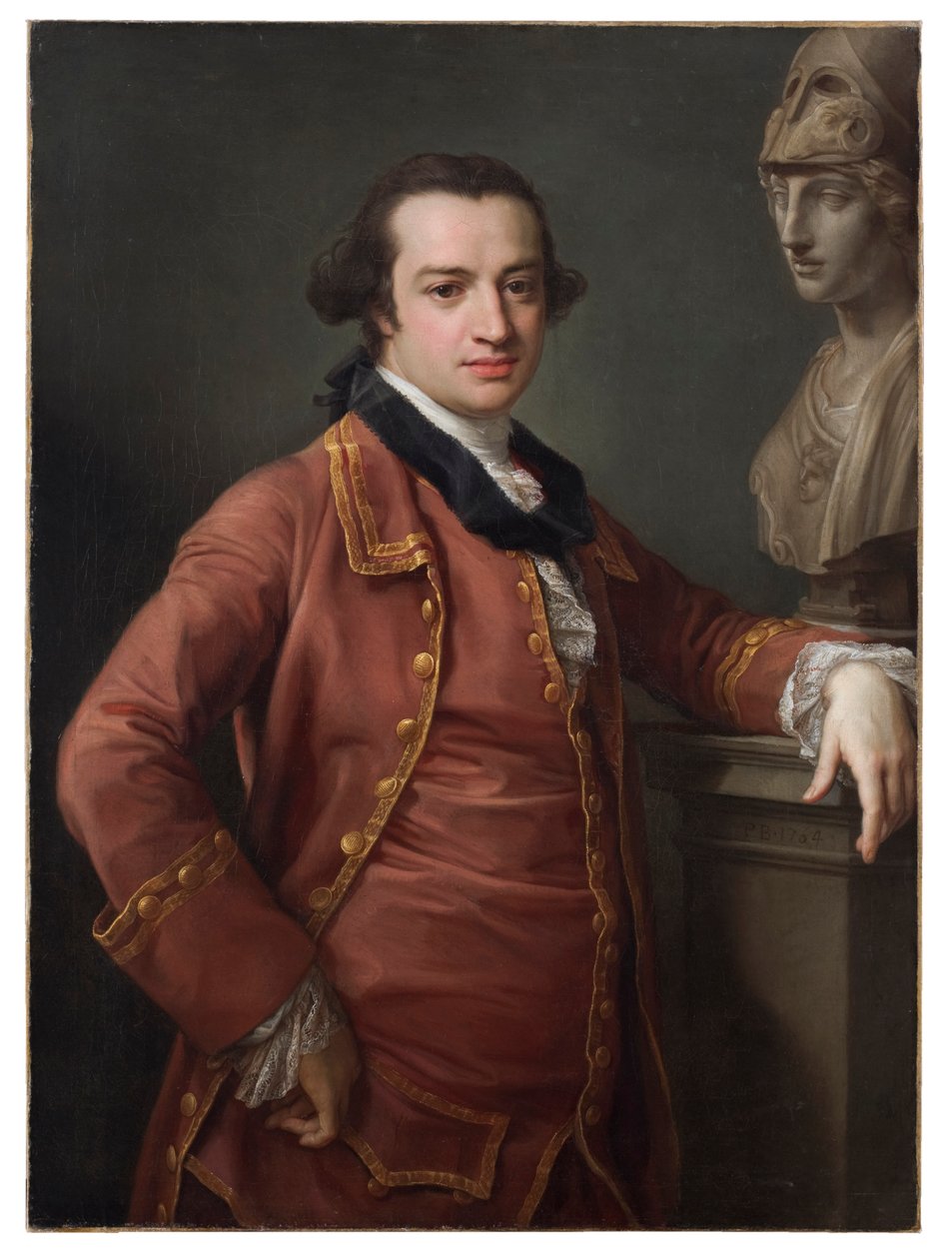 Porträtt av John Monck, 1764 av Pompeo Girolamo Batoni
