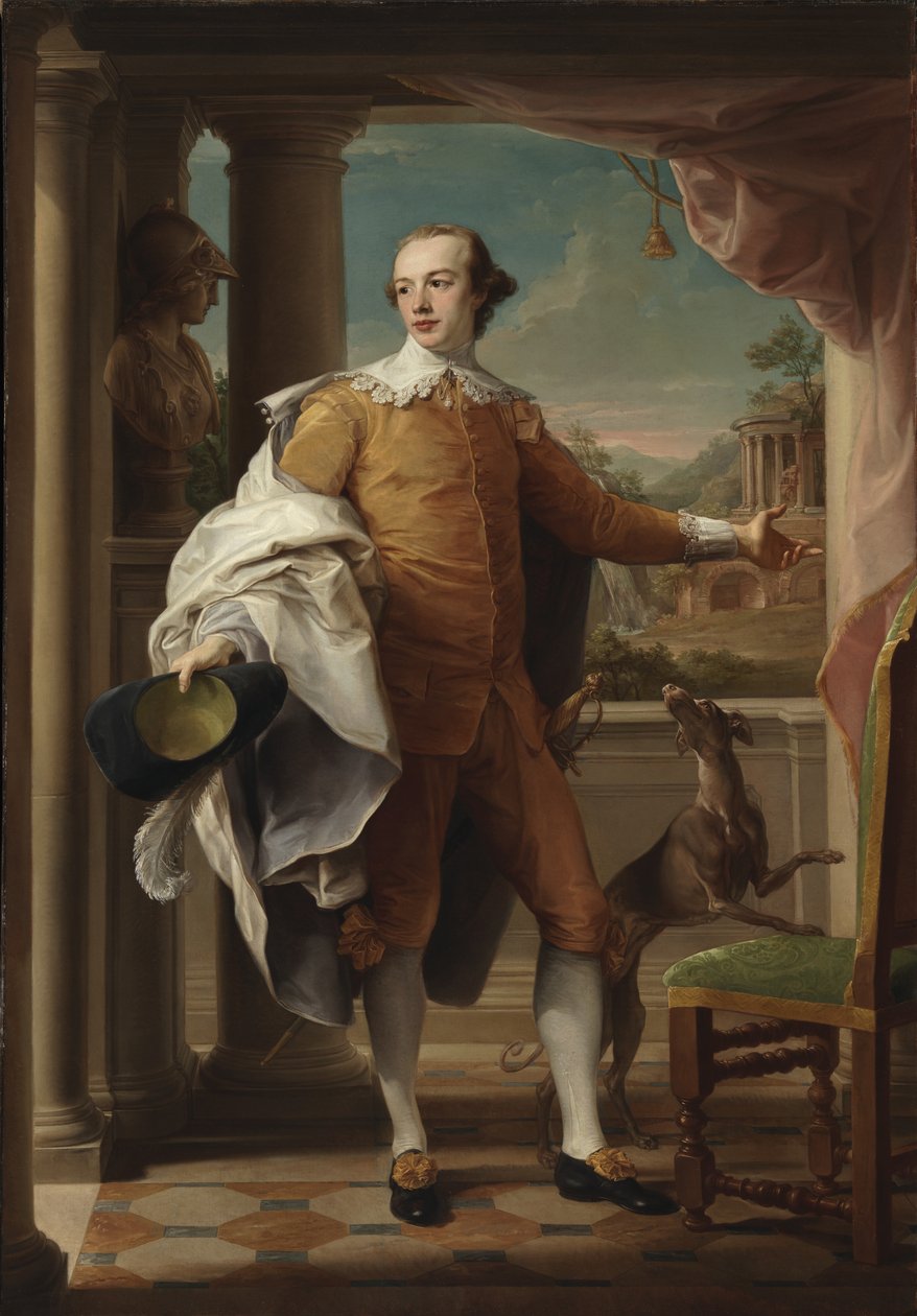 Porträtt av Sir Wyndham Knatchbull-Wyndham, 1758-59 av Pompeo Girolamo Batoni