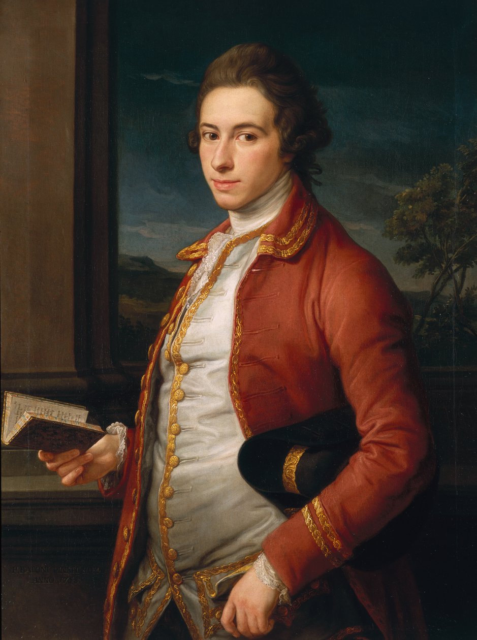 Sir William FitzHerbert (1748-91), gentleman-usher till kung George III, 1768 av Pompeo Girolamo Batoni