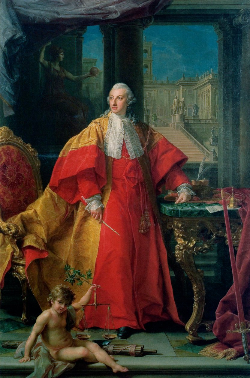 Porträtt av Abbondio Rezzonico av Pompeo Batoni