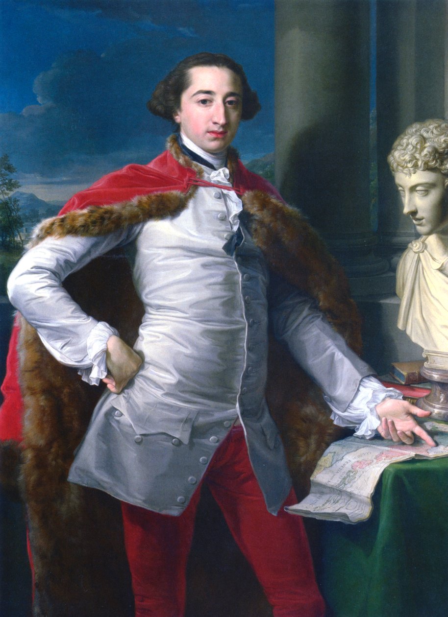 Porträtt av Richard Milles (1735-1820) av Pompeo Batoni