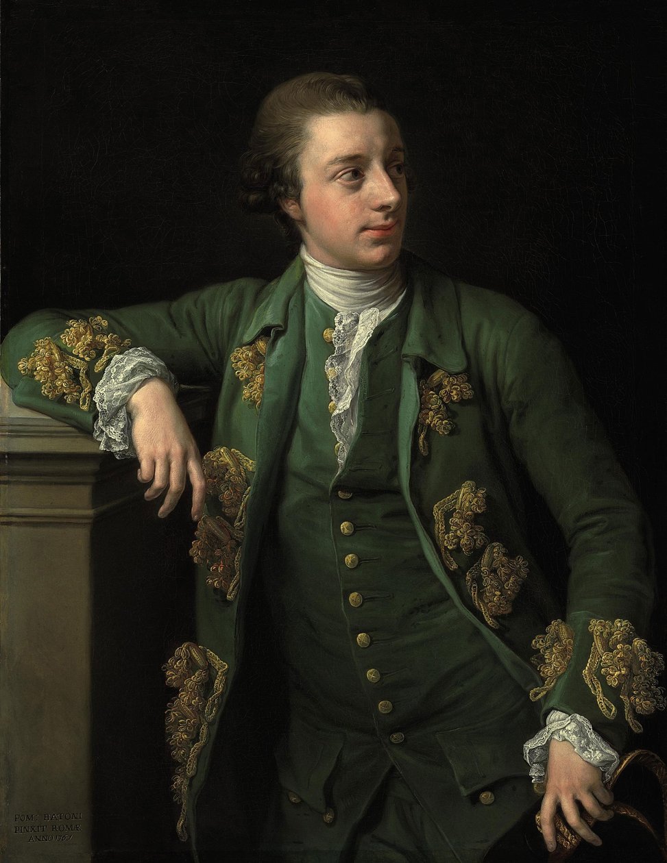 Porträtt av Thomas Fortescue av Pompeo Batoni
