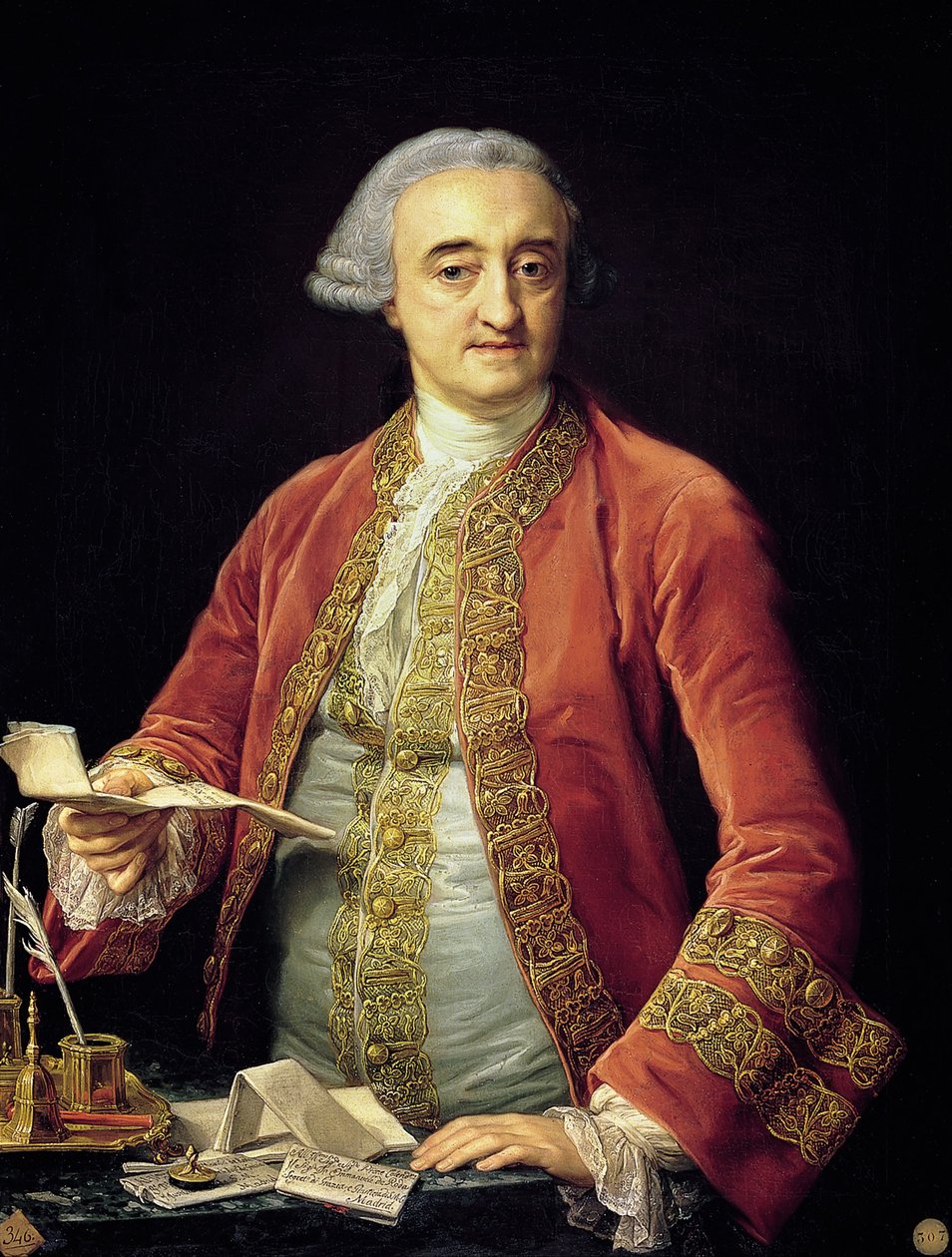 Porträtt av D. Manuel de Roda av Pompeo Batoni
