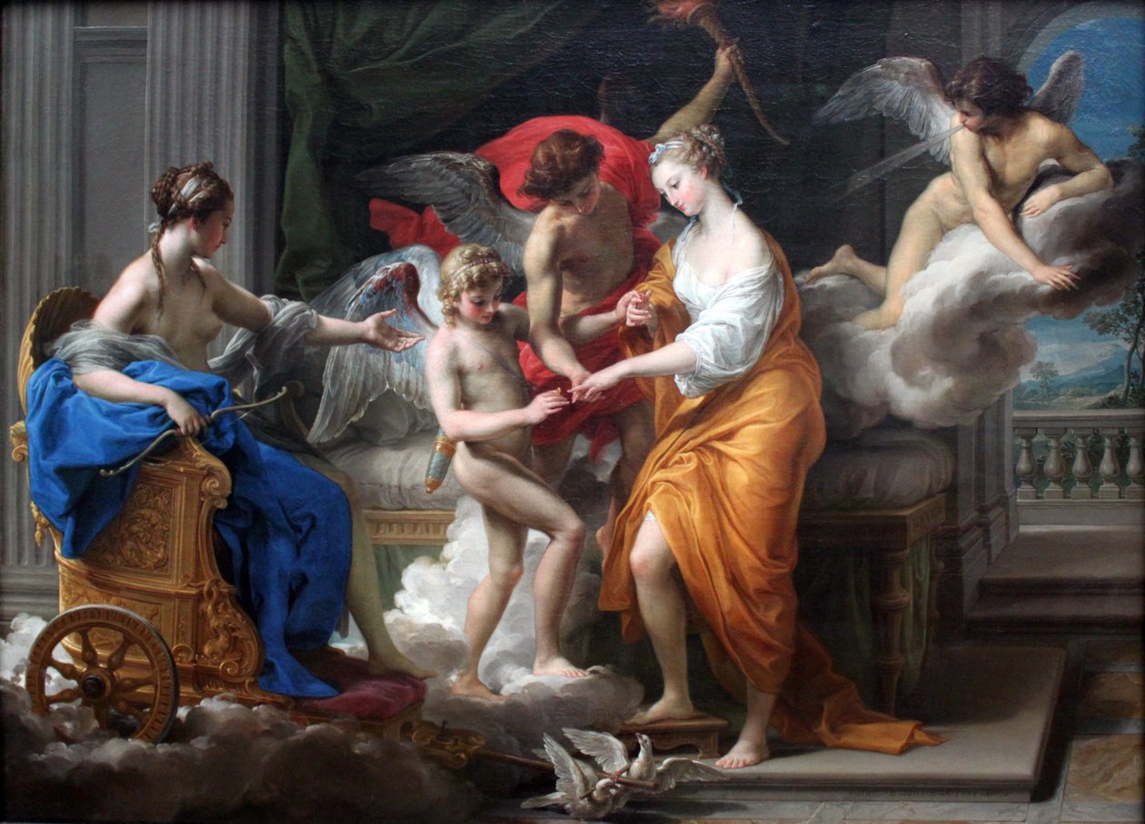 Amors och Psyches äktenskap av Pompeo Batoni