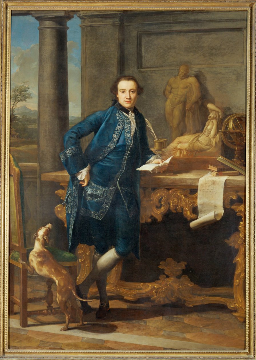 Charles John Crowle, konstälskare... av Pompeo Girolamo Batoni