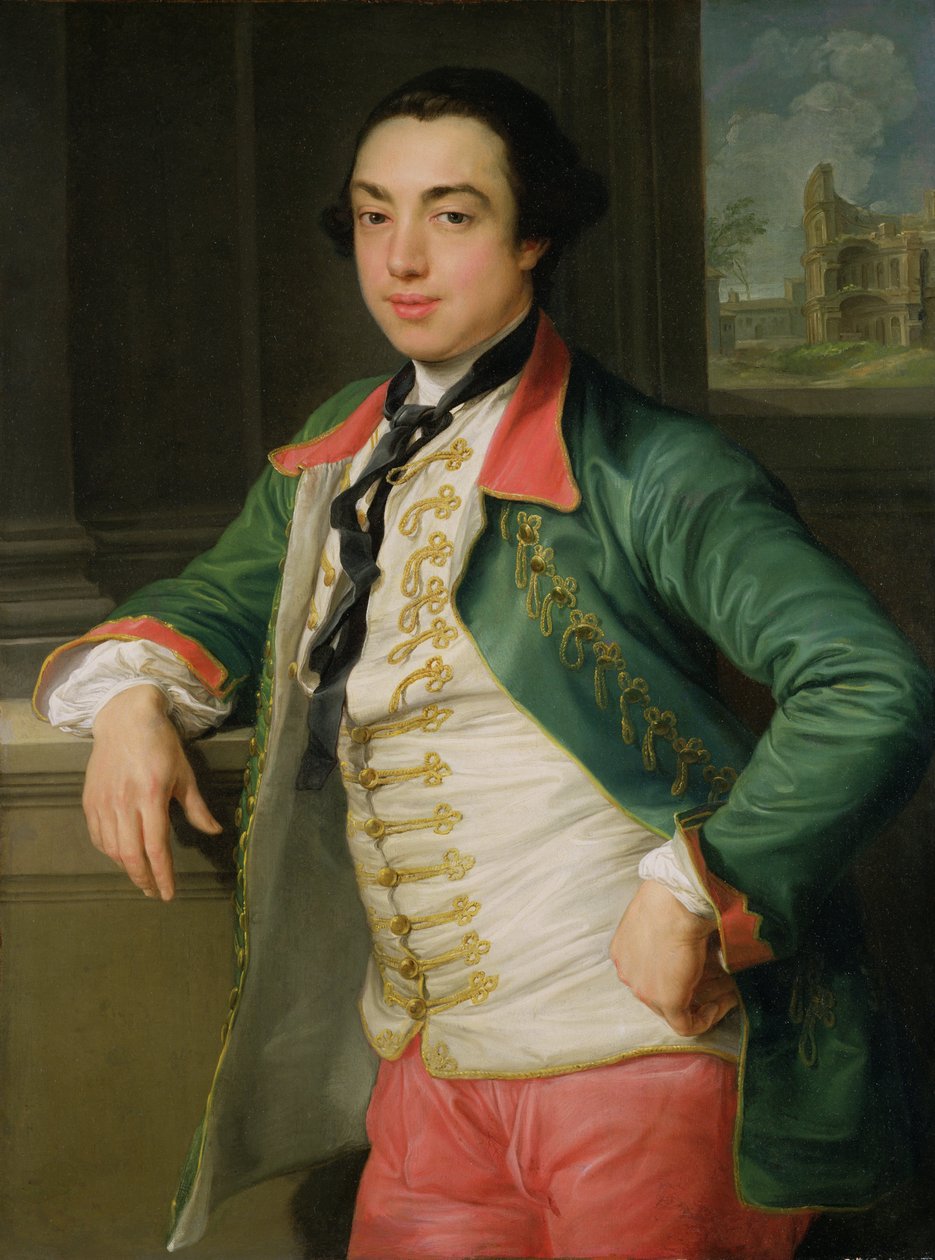 James Caulfield (1728-99), 4:e Viscount Charlemont (senare 1:e earl av Charlemont) c.1753-56 (olja på duk) av Pompeo Girolamo Batoni