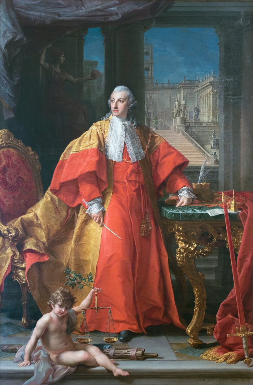 Porträtt av Abbondio Rezzonico av Pompeo Girolamo Batoni