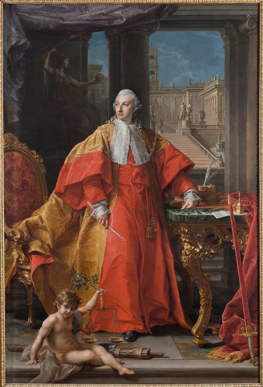 Porträtt av Abbondio Rezzonico, 1766. av Pompeo Girolamo Batoni