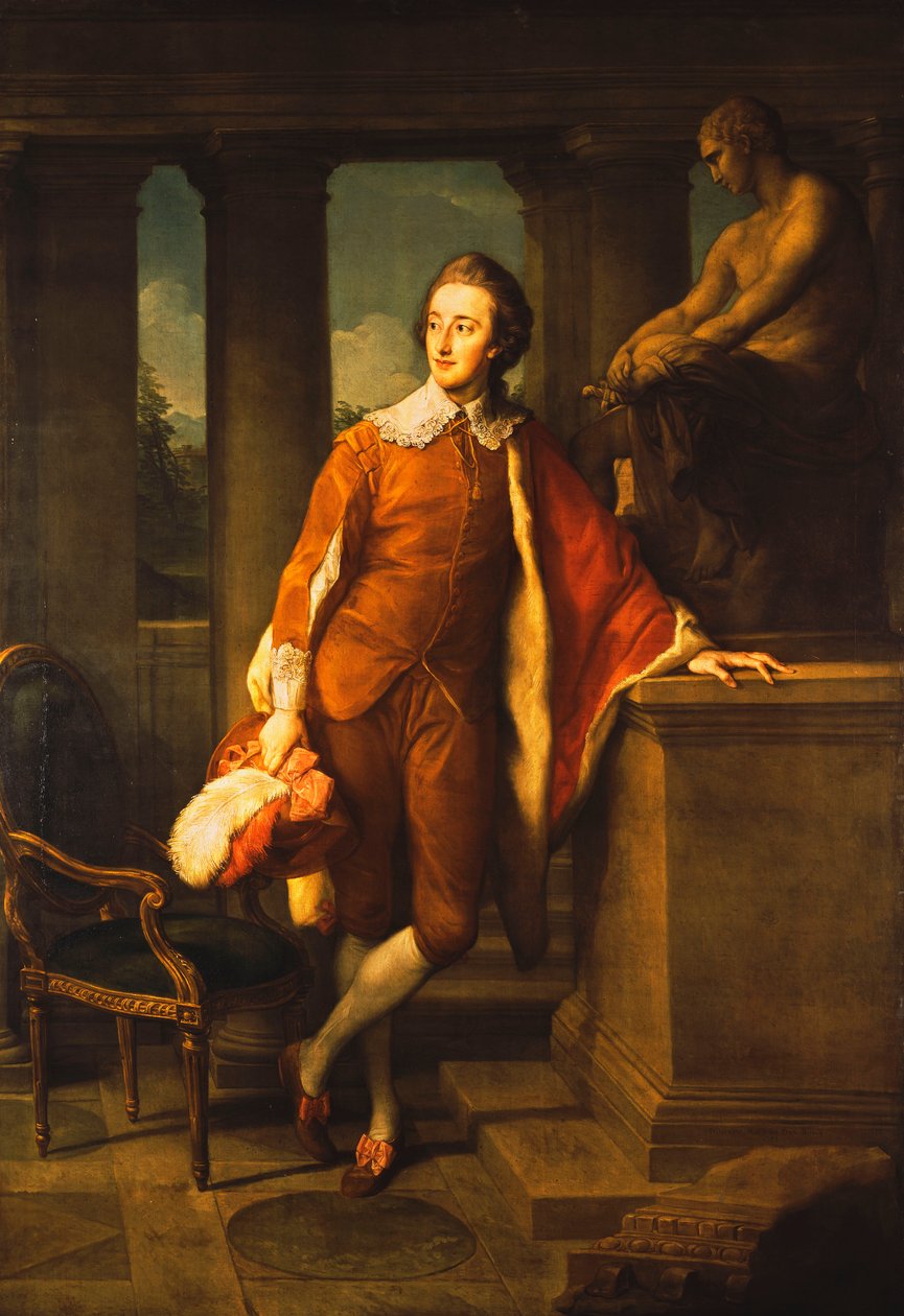 Porträtt av Anthony Ashley-Cooper, 5:e earlen av Shaftesbury av Pompeo Girolamo Batoni