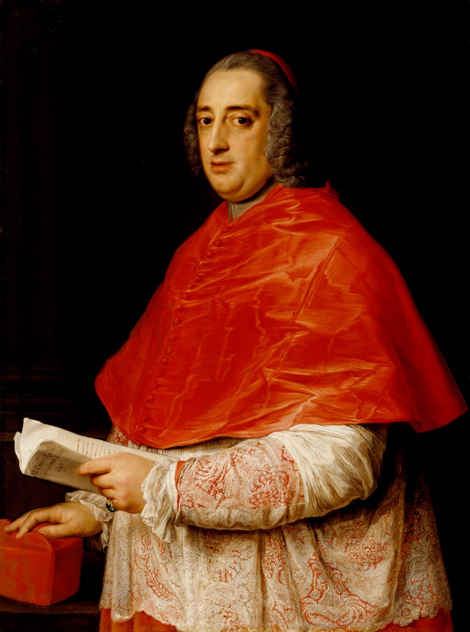 Porträtt av kardinal Prospero Colonna di Sciarra av Pompeo Girolamo Batoni