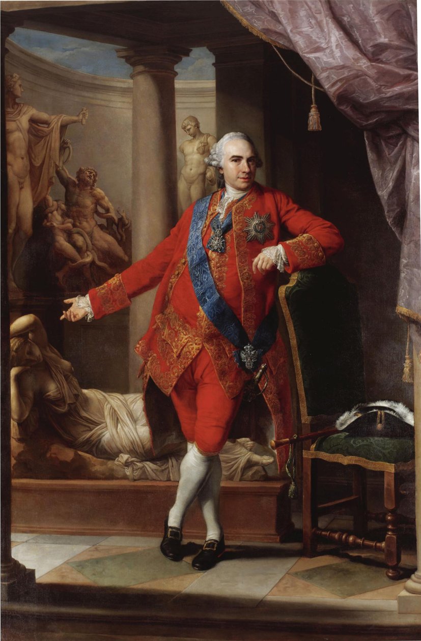 Porträtt av greve Kirill Razumovsky 1728-1803, Ukrainas siste hetman, 1766 av Pompeo Girolamo Batoni