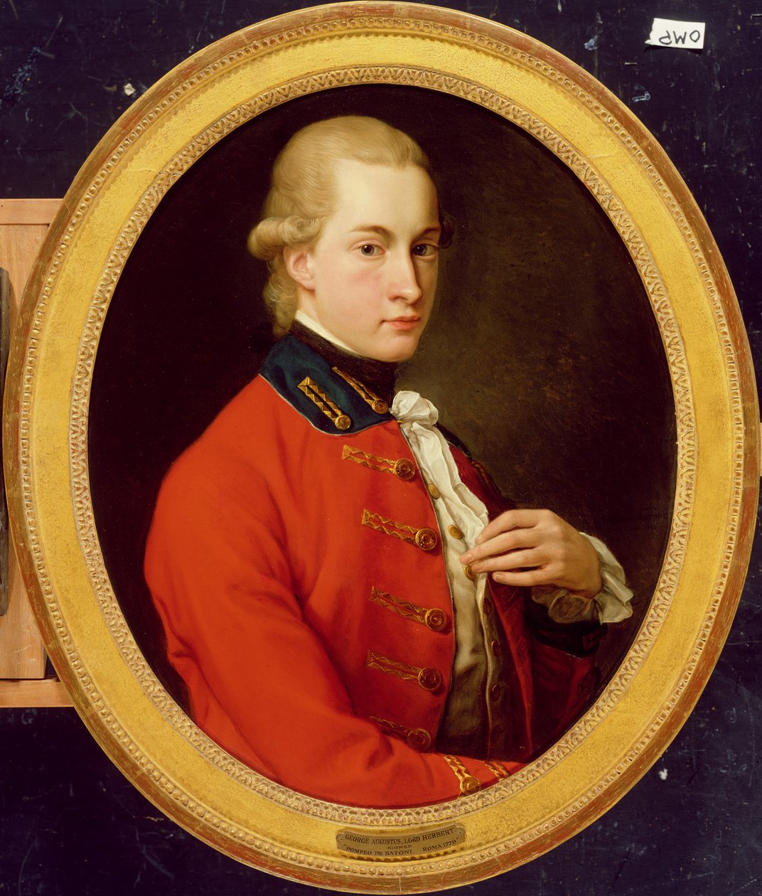 Porträtt av George Augustus, 1779 av Pompeo Girolamo Batoni