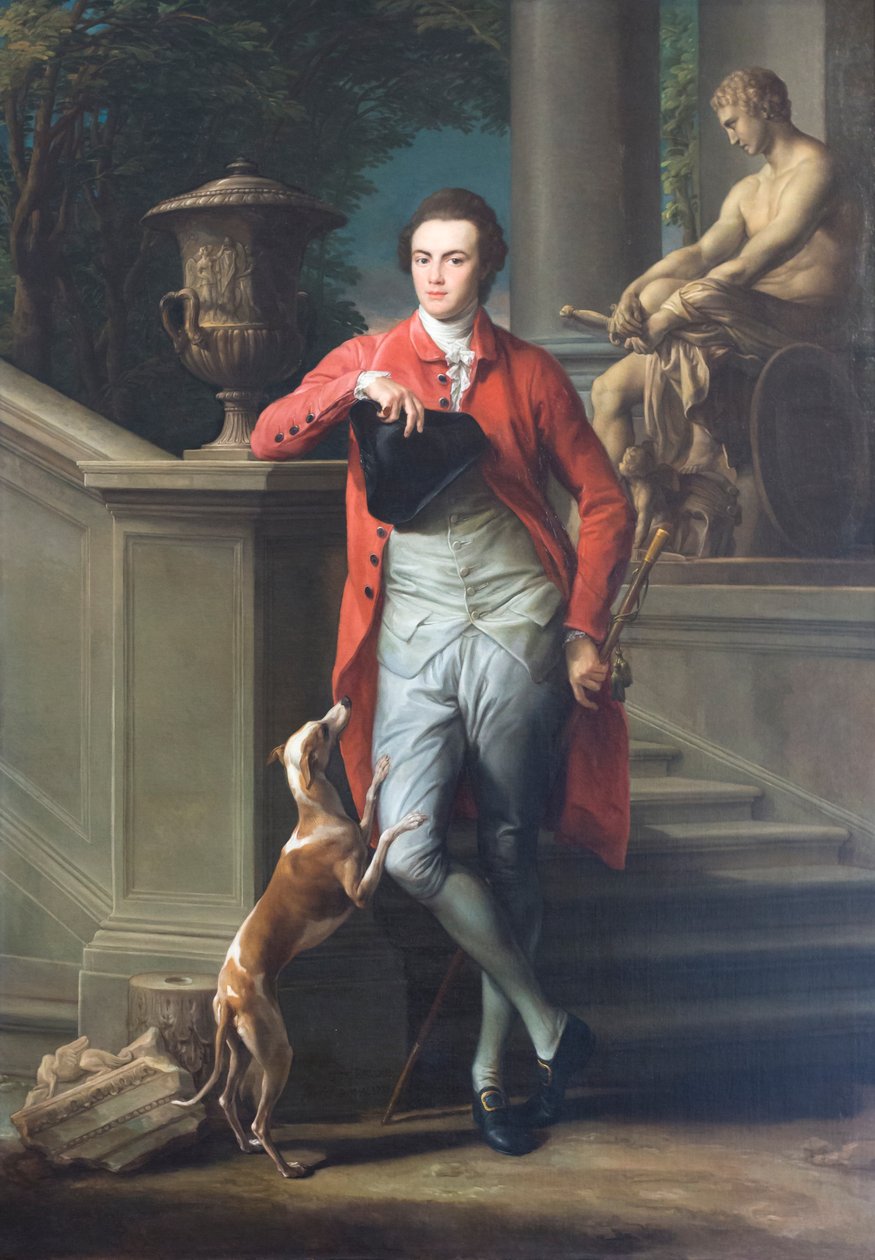 Porträtt av Henry Peirce av Pompeo Girolamo Batoni