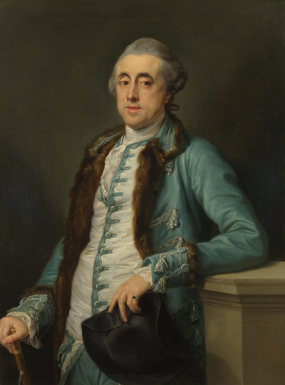 Porträtt av John Scott från Banks Fee, 1774 av Pompeo Girolamo Batoni