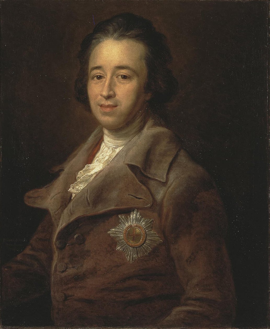 Porträtt av prins Alexander Kurakin 1752-1818, 1782 av Pompeo Girolamo Batoni